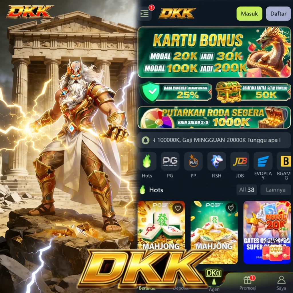 DKK - Login Situs Resmi dan Nikmati Ragam Game PG Soft