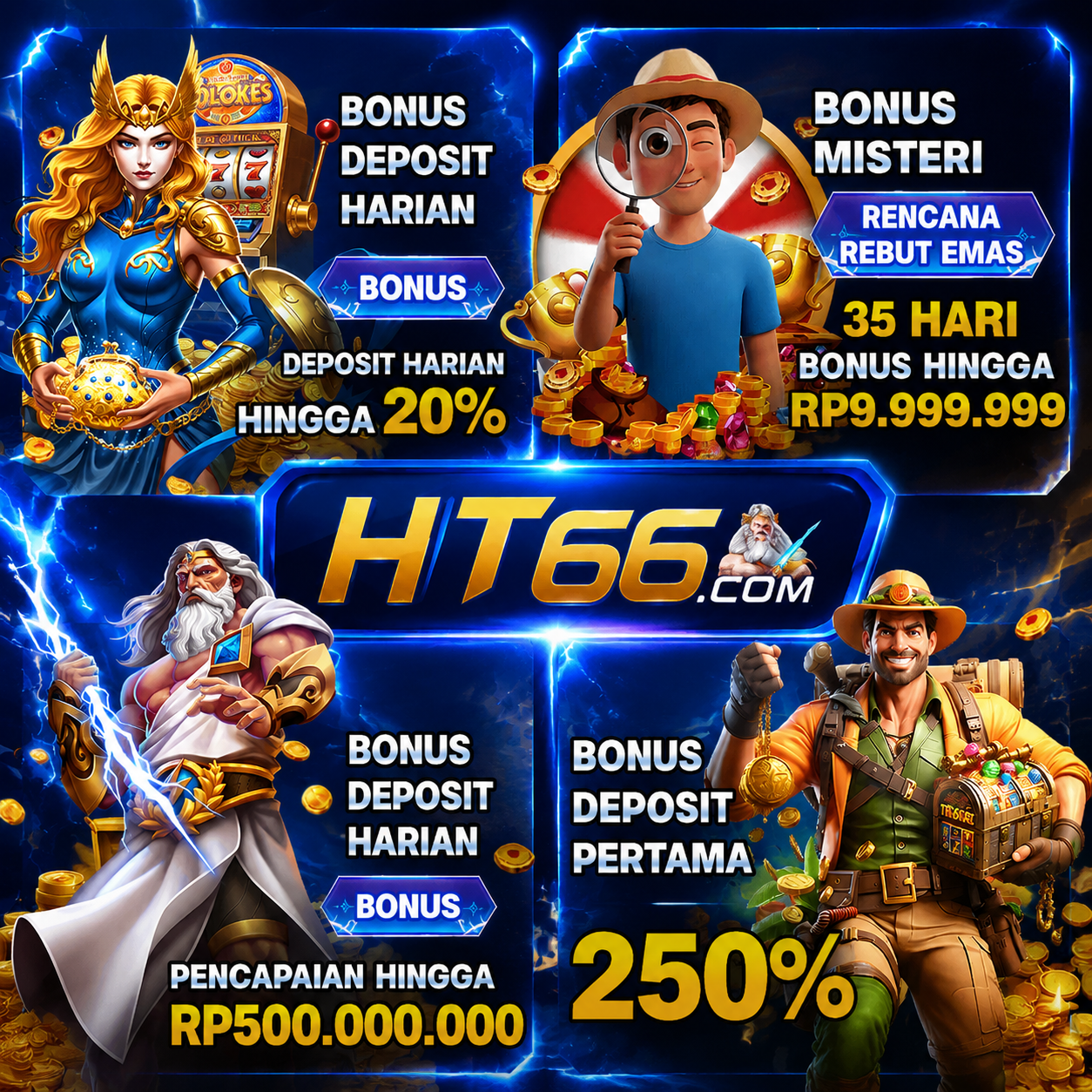 HT66 - Slot Indonesia Jadi Pilihan untuk Menjelajahi Tema Slot Online Berbeda